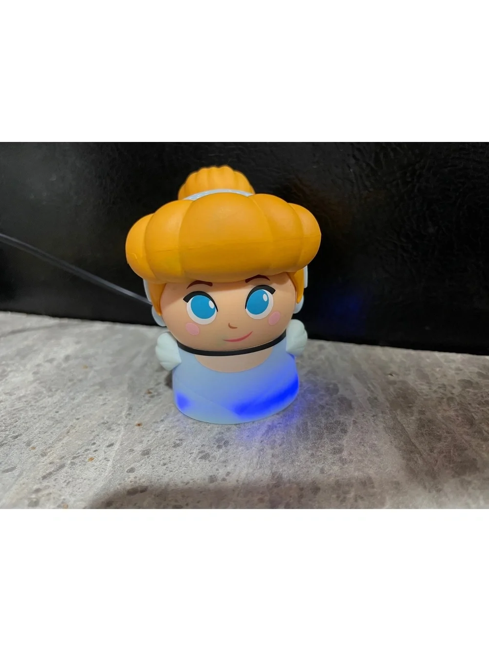 Disney Cinderella Bluetooth Speaker Light-Up Tested Works